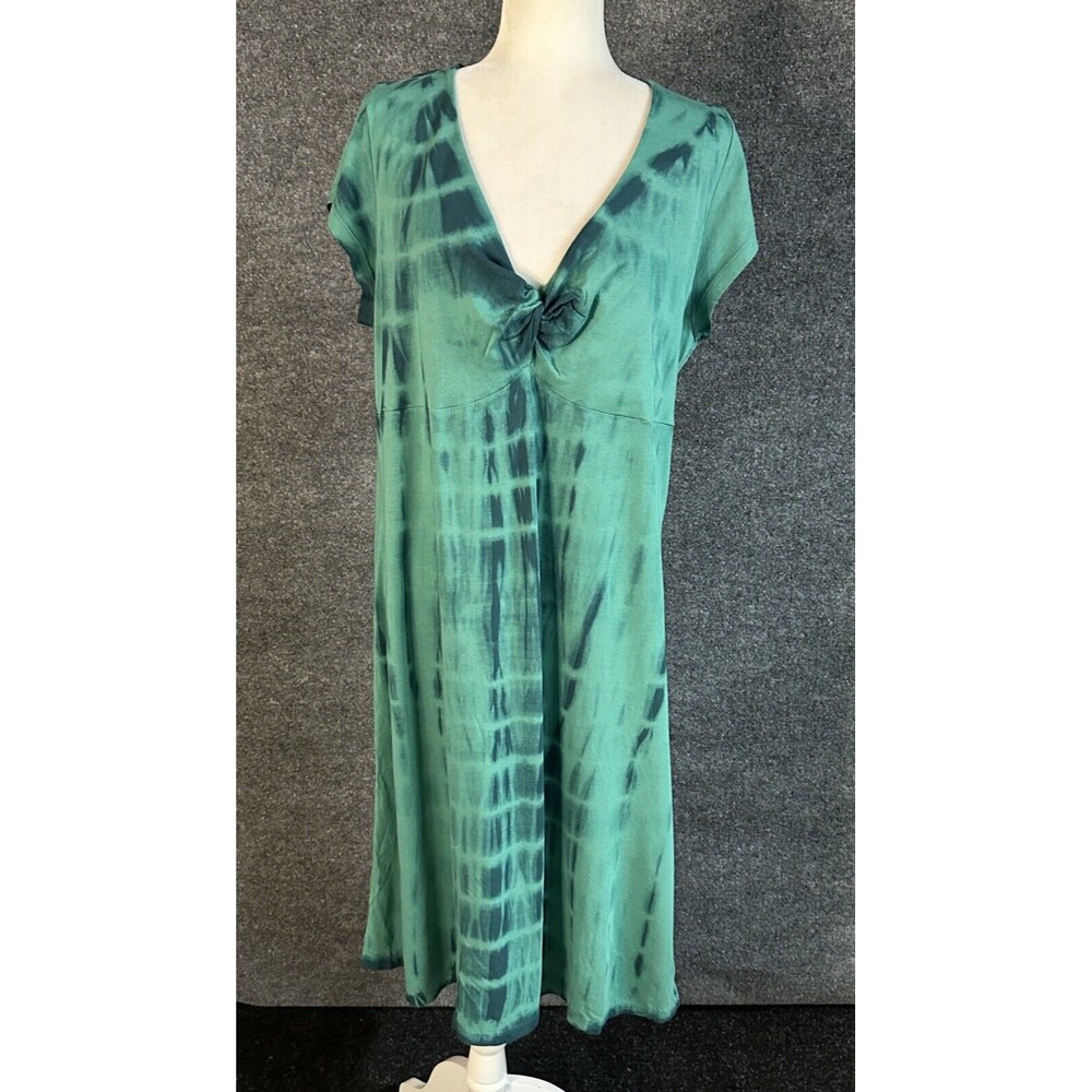 Shalie Tie Dye V Neck Sheath Dress Size XL Y3717